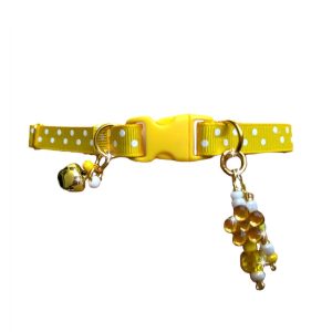 Yellow Polka Dots - Standard Collar