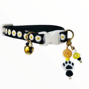 Floral & Stones - Black, White, Yellow