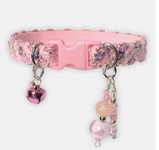 Pink Sequins Collar