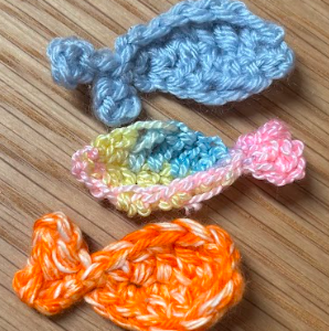 WoolBloom Clip - Knitted Fish
