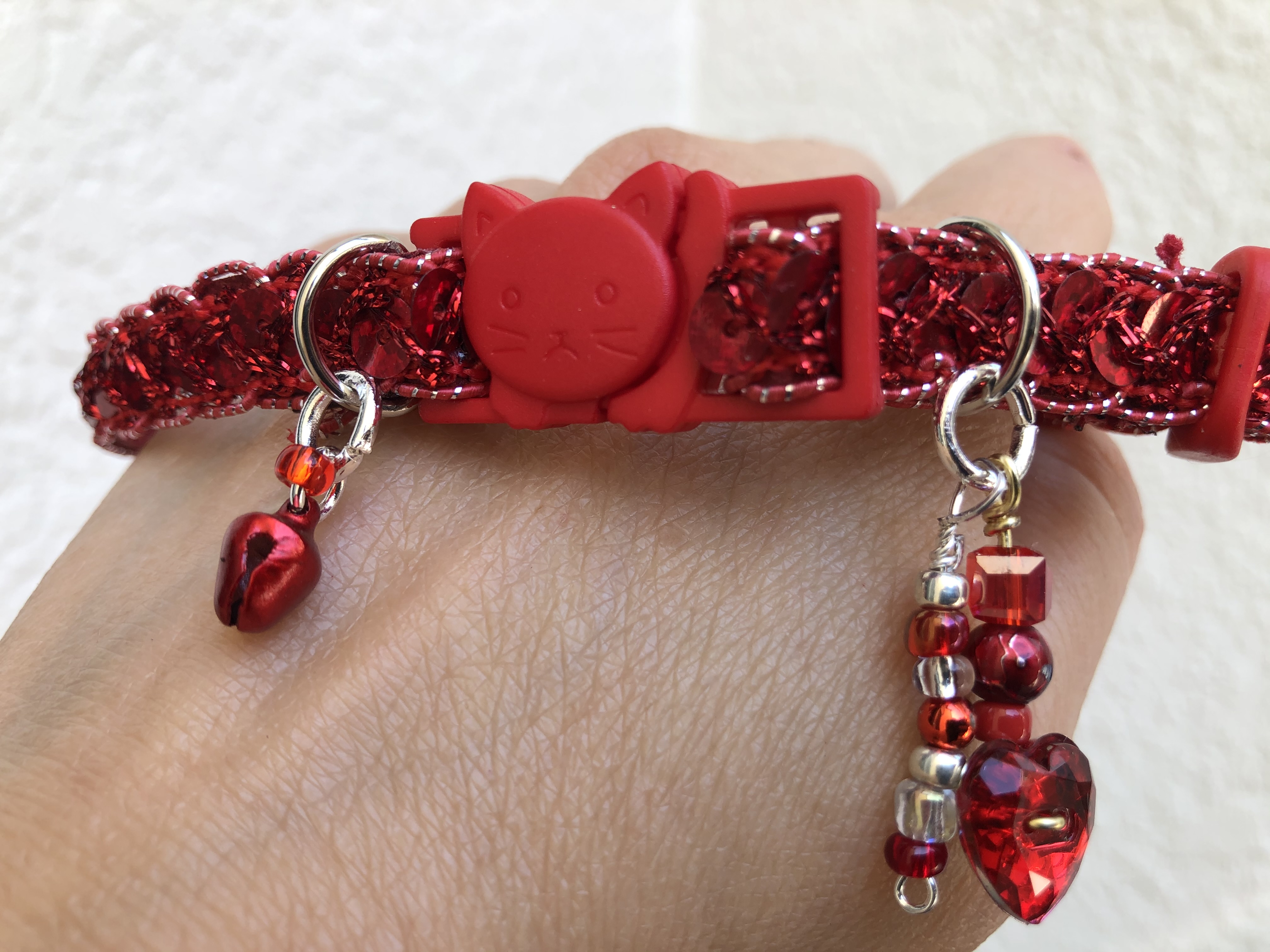 Red Sequins Collar