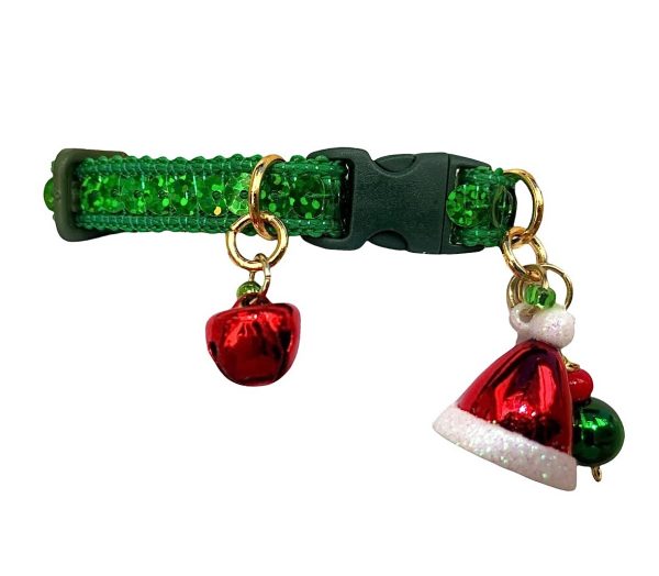 Green Sequins Collar