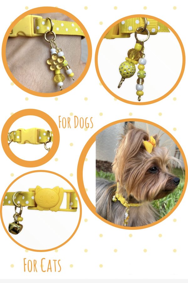 Yellow Polka Dots - Standard Collar - Image 4