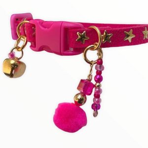 Star Fuchsia Collar with Gold Inlays