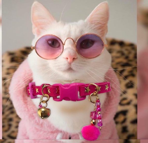 Star Fuchsia Collar with Gold Inlays - Image 2