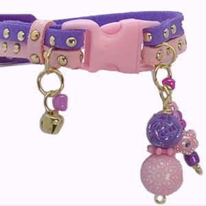 Slim Suede Duo with Gold Studs - Pink / Purple