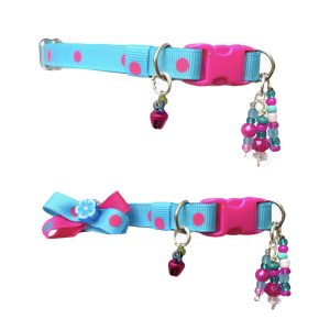 Fuchsia Polka Dots - Standard Collar 03