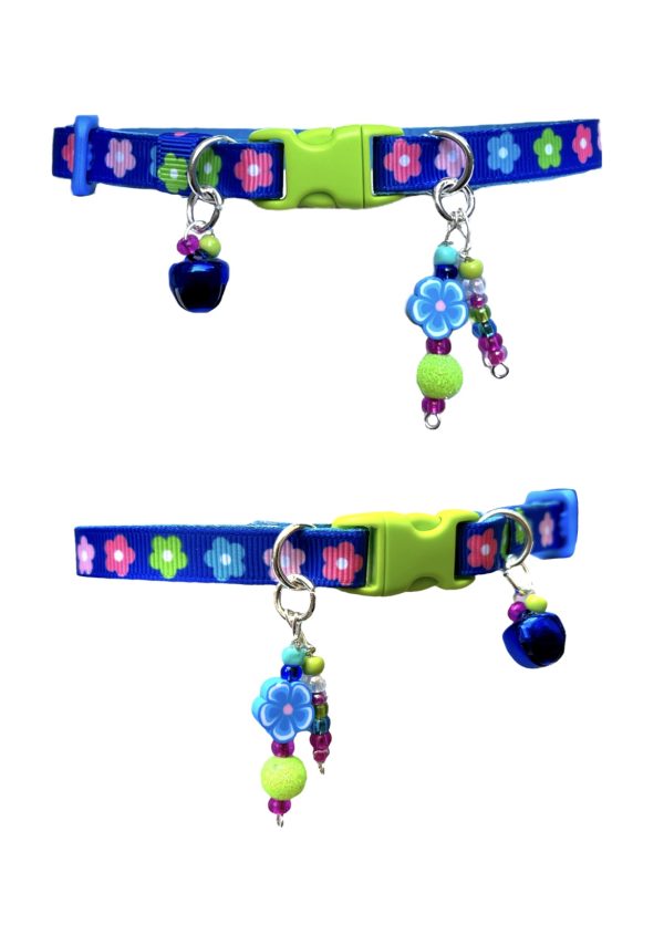 Printed Multicolor Flower - Standard Collar - Image 2