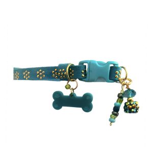 Turquoise 5pts Collar with Gold Inlays