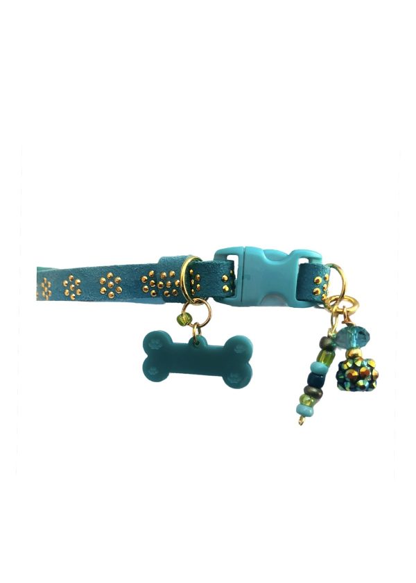 Turquoise 5pts Collar with Gold Inlays