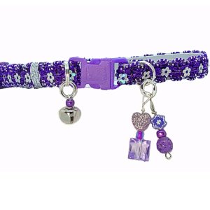 Purple Sequins Collar