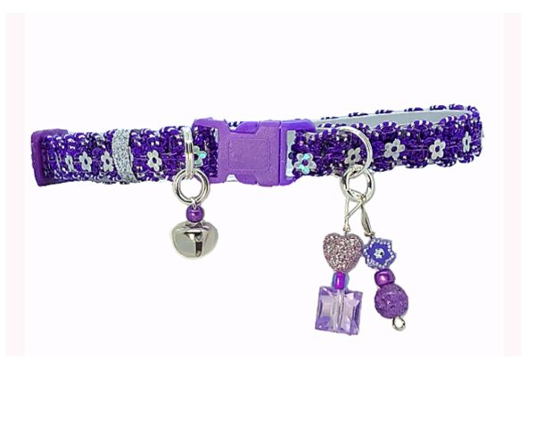Purple Sequins Collar