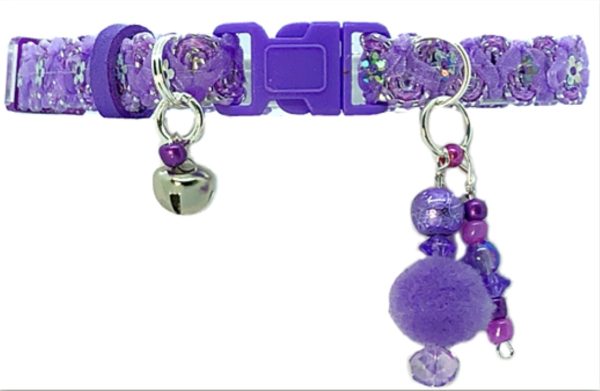 02 Light Purple Sequins Collar