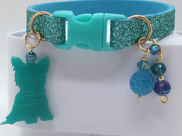 Turquoise Shiny Collar - Image 3