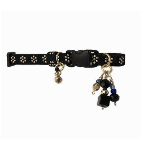 Black 5pts Collar with Gold Inlays