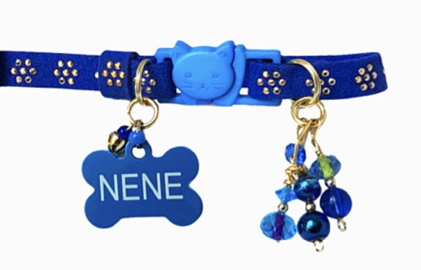 Blue 5pts Collar with Gold Inlays - Image 3