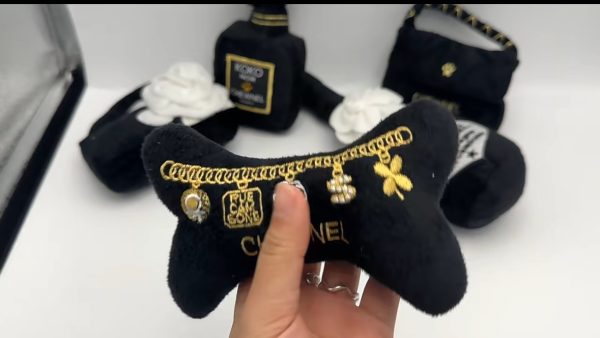 Stuffed Designer Bone - Black - Image 3