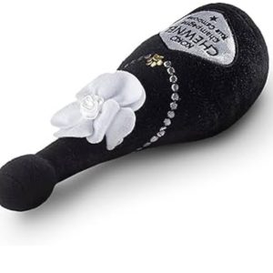 Stuffed Black Champagne Bottle