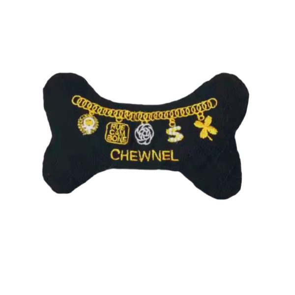 Stuffed Designer Bone - Black