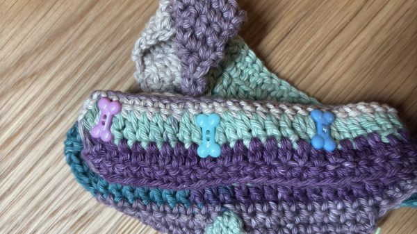 Handwoven Harness - Purple & Turquoise - Image 3
