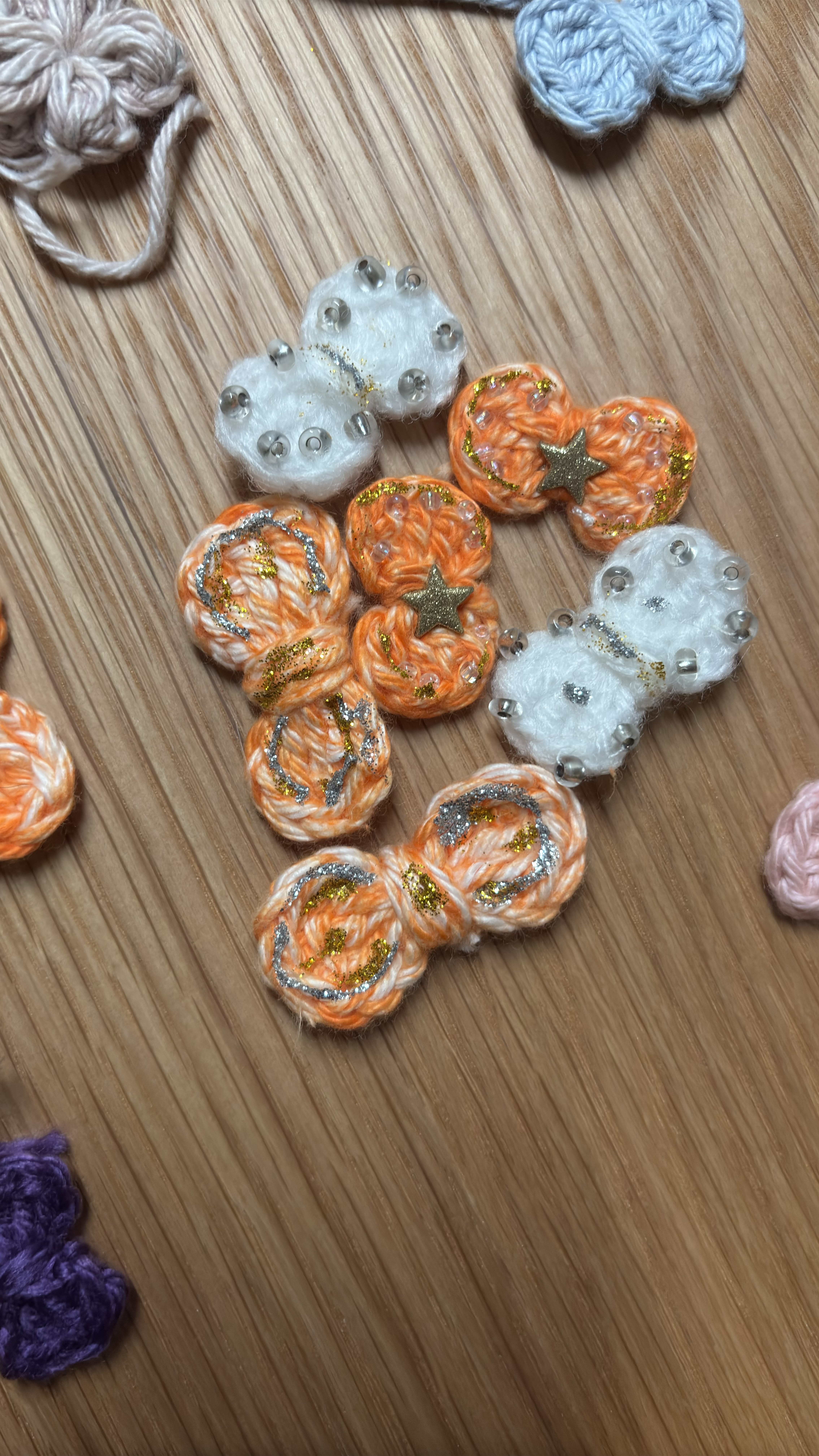 WoolBloom Clip  -  Hand-Woven Bows