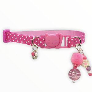 Pink Polka Dots - Standard Collar