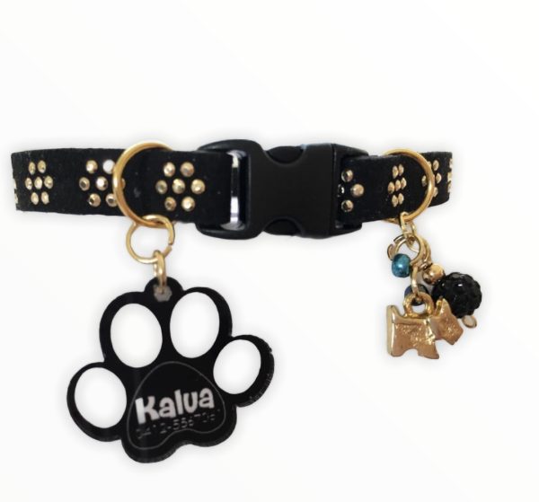 Black 5pts Collar with Gold Inlays - Image 2