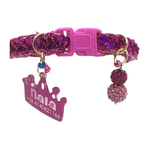 Fuchsia Sequins Collar - Image 2