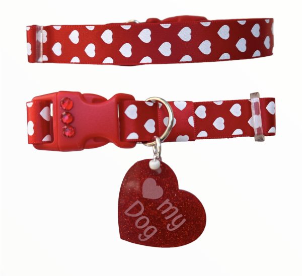 Red of Hearts - Wide Collar