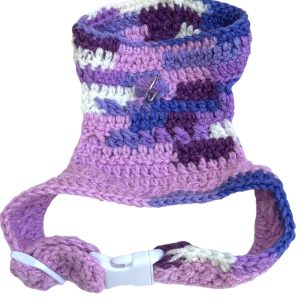 Handwoven Harness - Purple Print