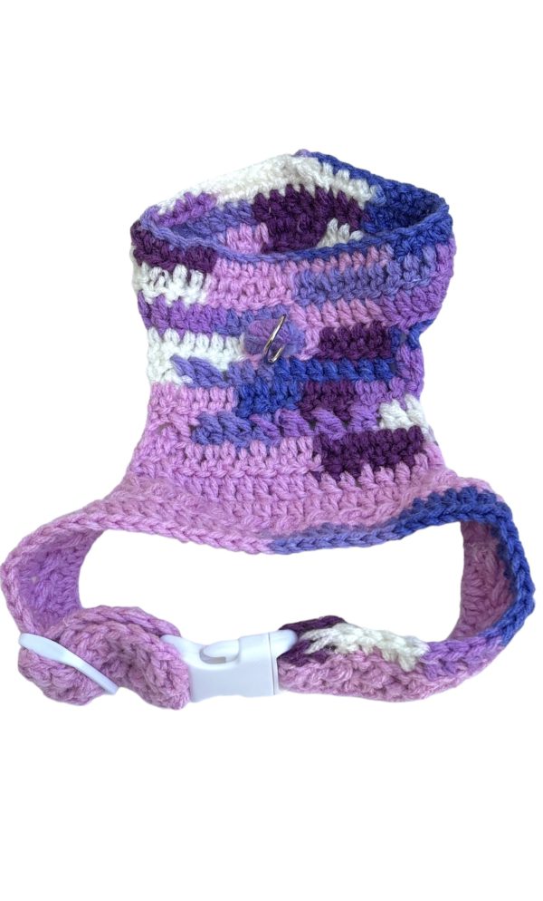 Handwoven Harness - Purple Print