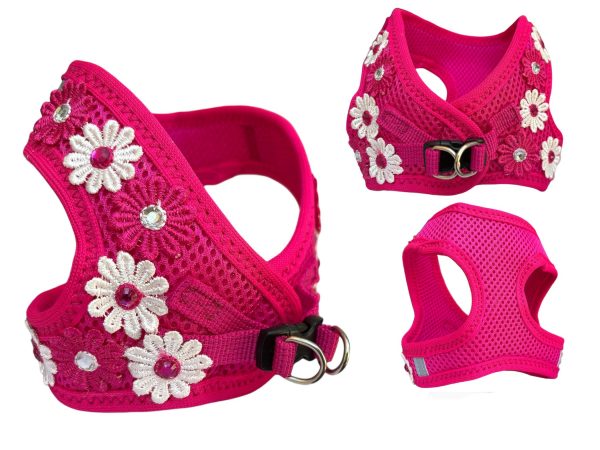 Flowers Fuchsia Harness
