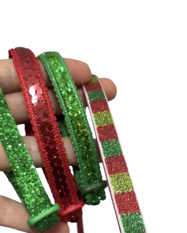 Green Sequins Collar - Image 3