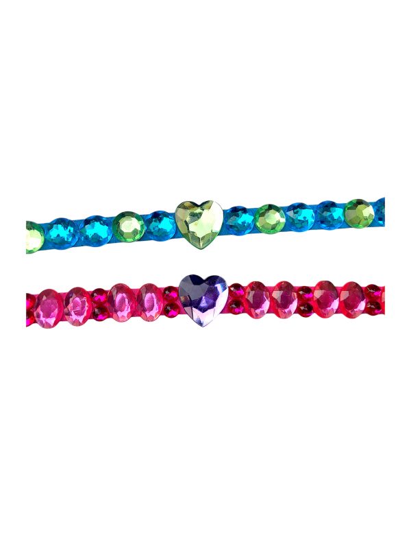 Blue Stones Heart Collar - Image 2