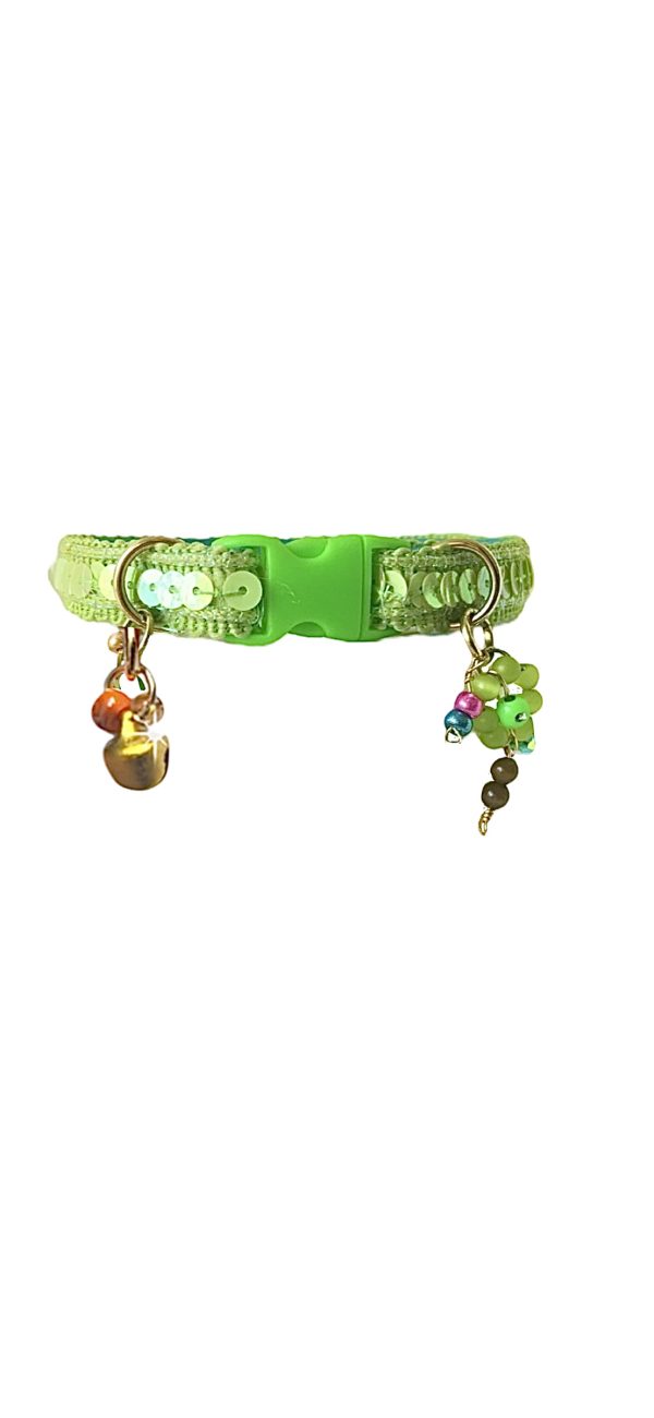 Green Sequins Collar 02