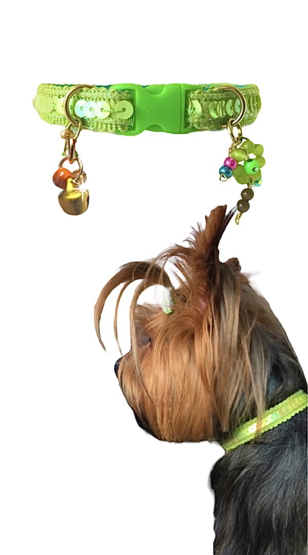 Green Sequins Collar 02 - Image 2
