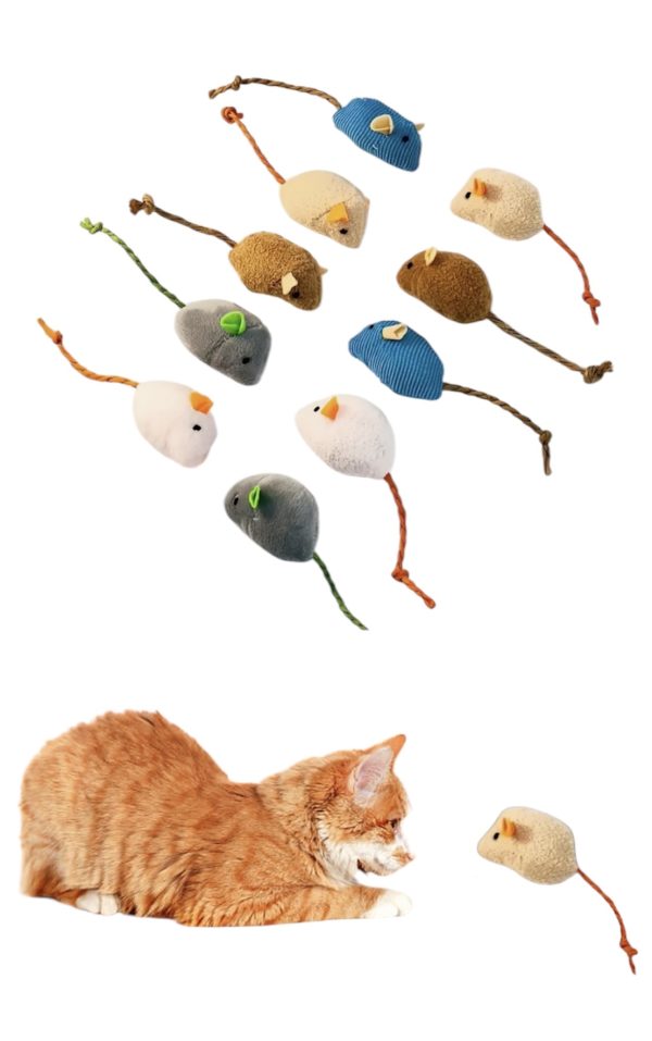 Cat Toy - Stuffed Mouse - Image 3
