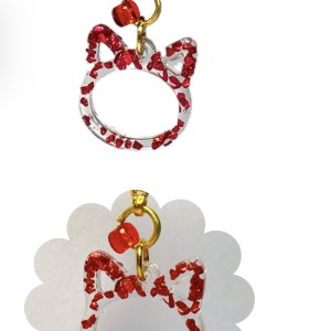 Red Cat Figure - Charm