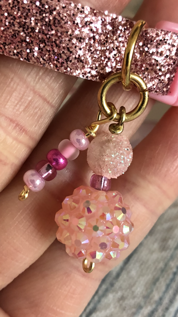 Pink Beads - Charm
