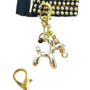 Gold Balloon Dog - Charm