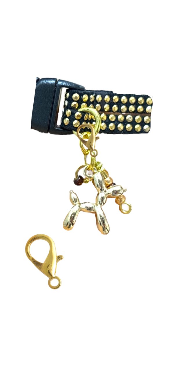 Gold Balloon Dog - Charm