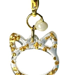 Golden Cat Figure - Charm