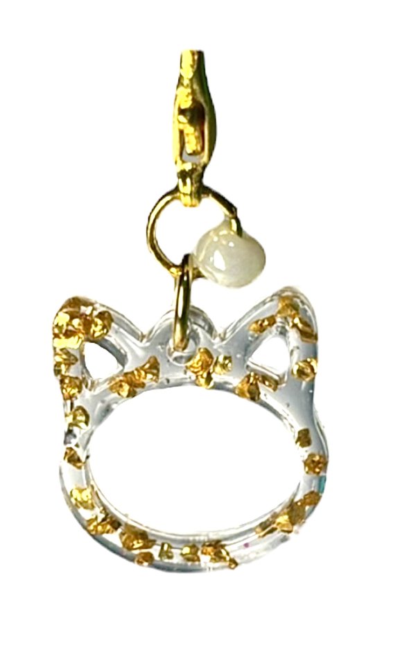 Golden Cat Figure - Charm