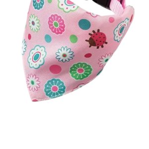 Pink Floral Bandana