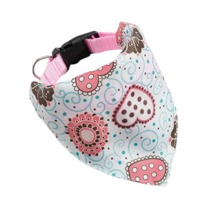 Hearted / Floral Printed Bandana