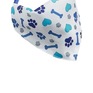 Blue Printed Bandana