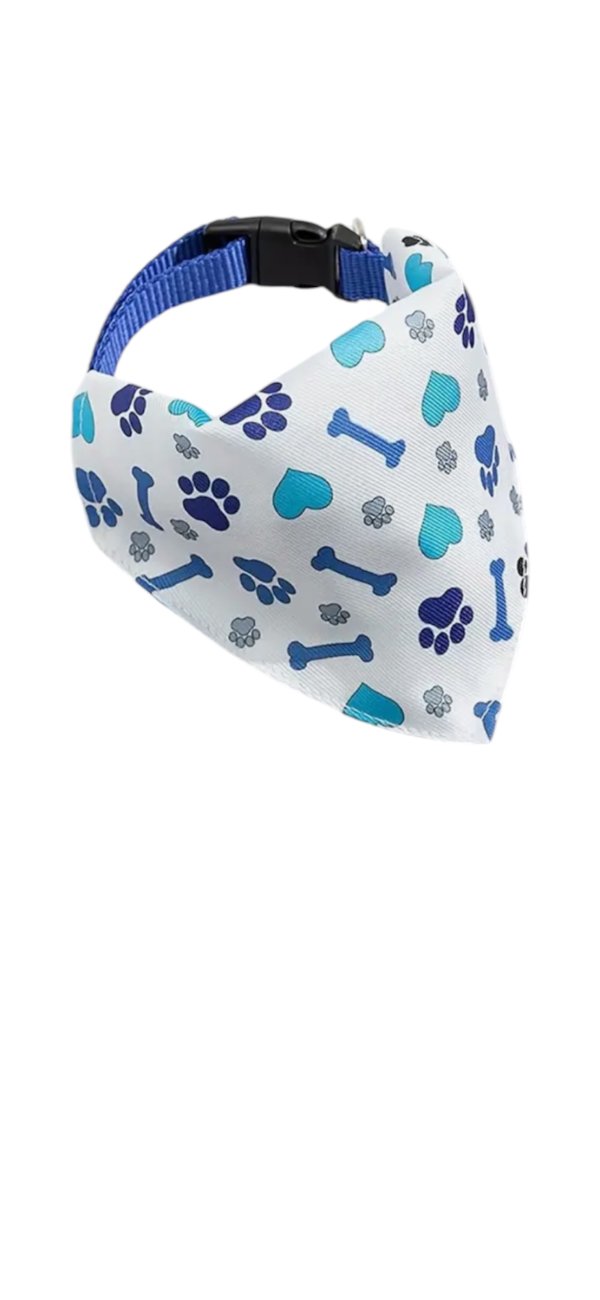 Blue Printed Bandana