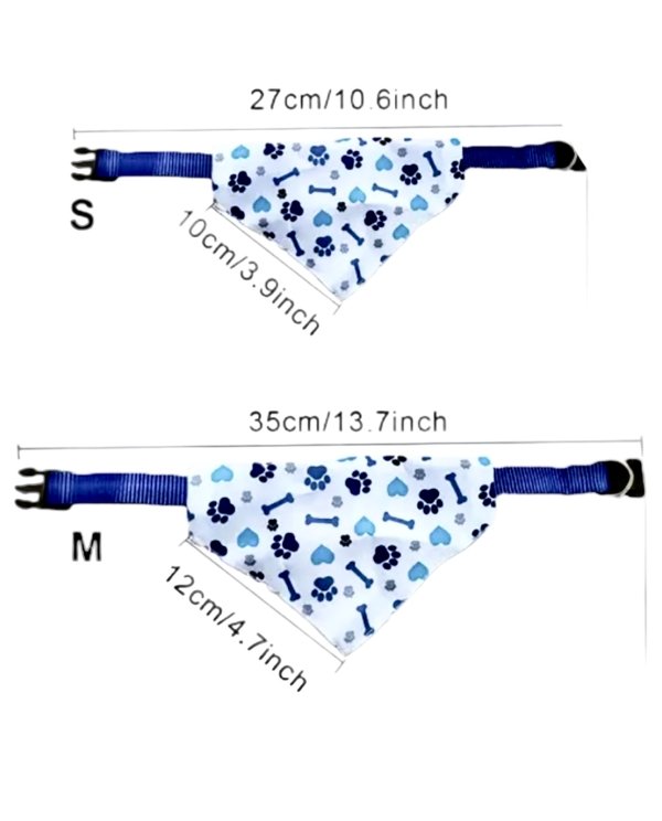 Blue Printed Bandana - Image 3